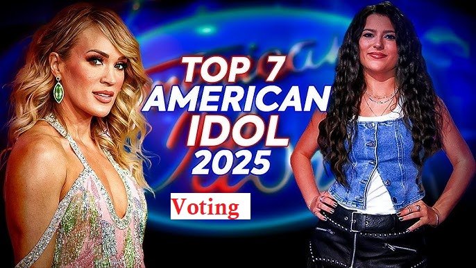 American Idol 2025 Top 7 Text Number Voting 11 May 2025