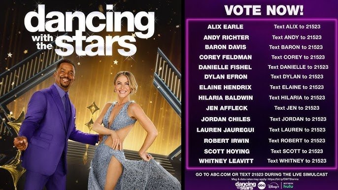 Dancing with the Stars 2025 Disney Night Episode Vote Text