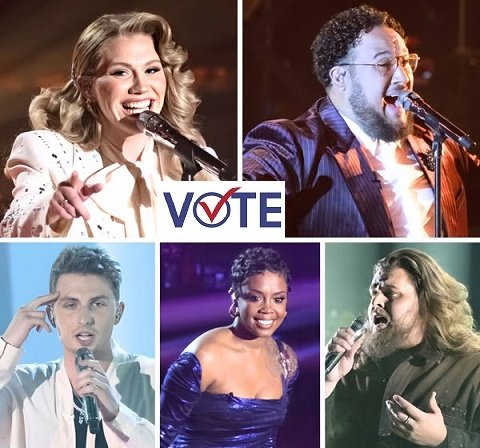 American Idol 2026 Top 5 Text Number Voting 4 May 2026