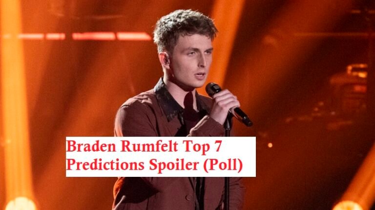Braden Rumfelt American Idol 2026 Top 5 Dancing Night Vote